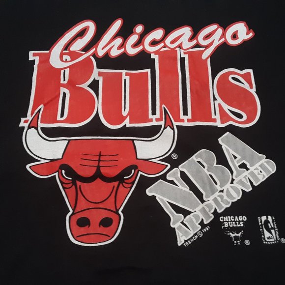 Vintage 90's Chicago Bulls Shirt Jordan Pippen Rodman Screen Stars best tag - Picture 2 of 6